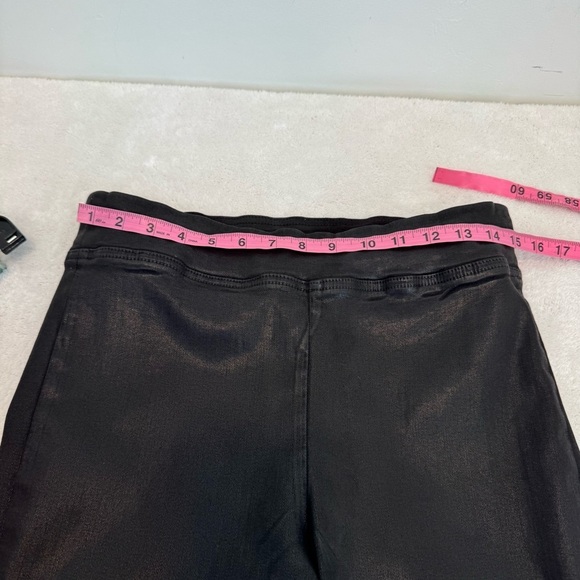 Frame Denim The Jetset High Rise Flare in Noir Coated Size 2 - Picture 12 of 15